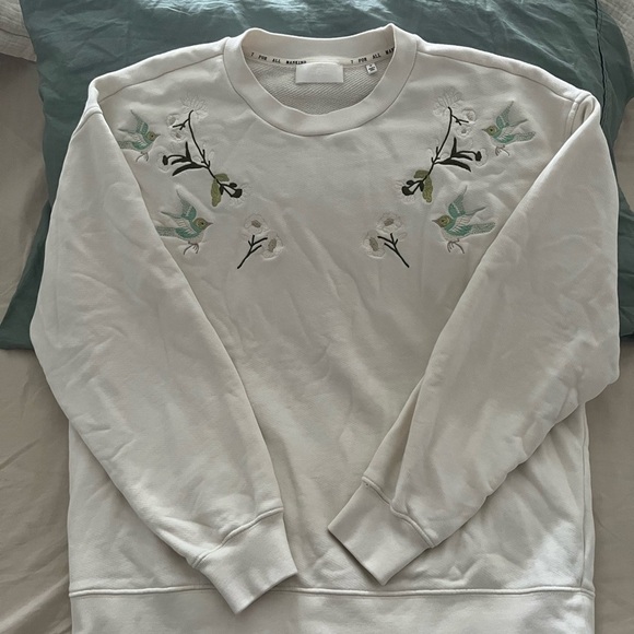 7 For All Mankind Classic White Top - Picture 3 of 5